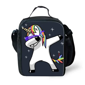 

Unicorn Portable Thermal Lunch Bags for Women Kids Men Multifunction Food Picnic Box Insulated Tote Bag Storage