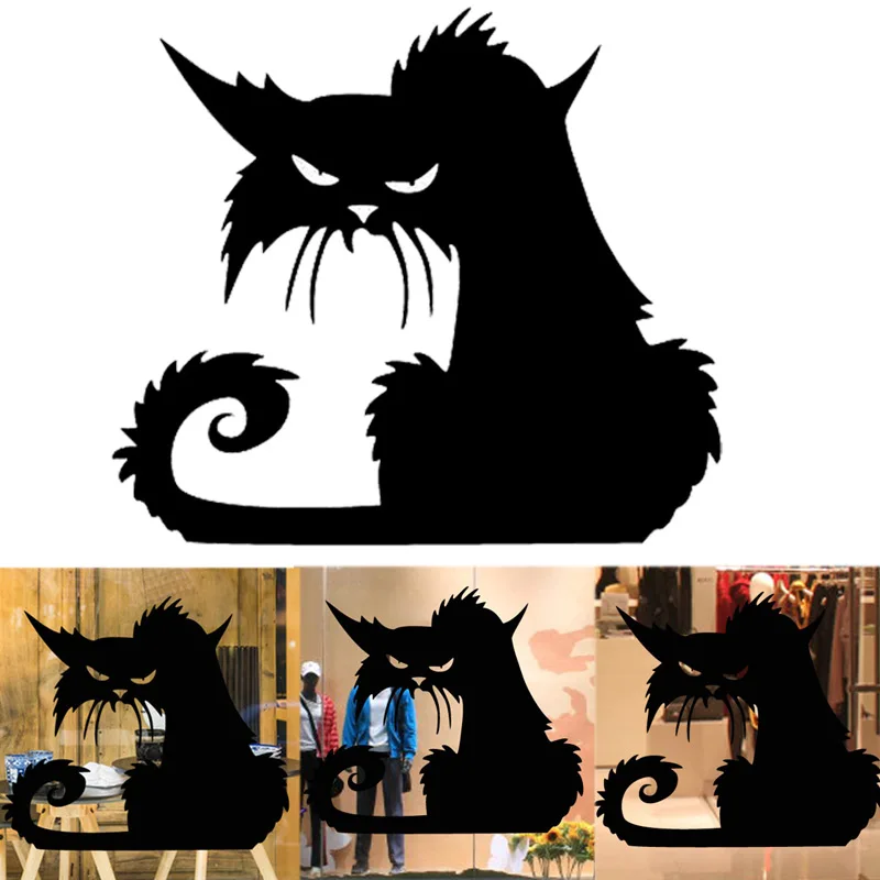 festival halloween party wild cats window wall decals stickers decorations for kids rooms nurserychina - Halloween Cat Decorations festival halloween party wild cats window wall decals stickers decorations for kids rooms nurserychina - Halloween Cat Decorations