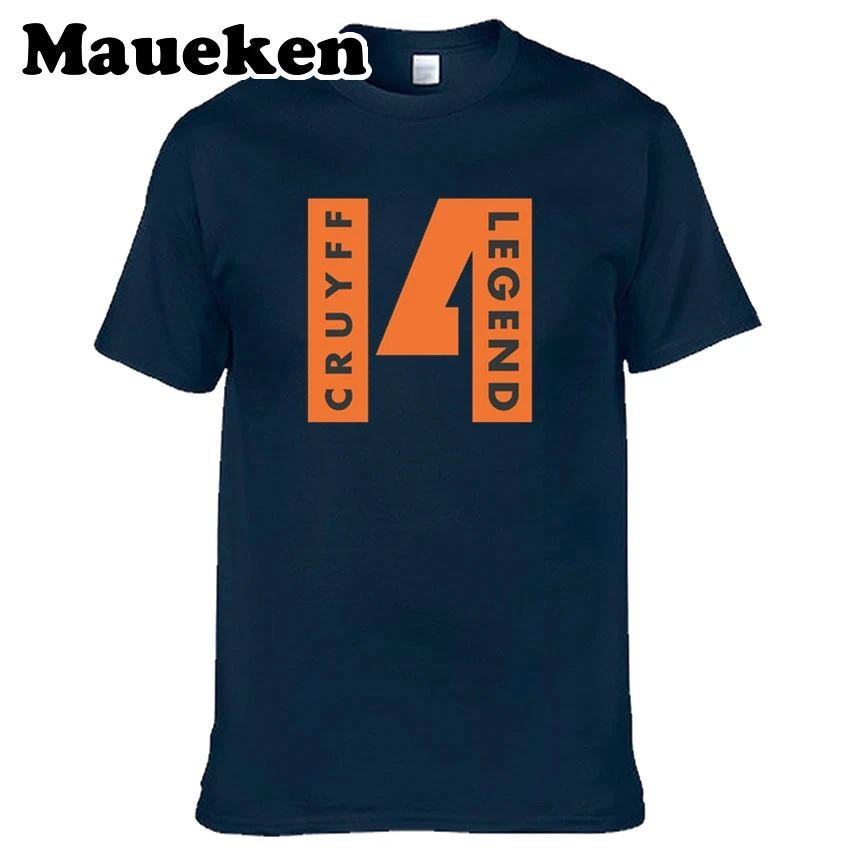 Holandia legenda johan cruyff 14 holland mężczyźni T shirt Holland T Koszula opinii Zakupy online i recenzje dla