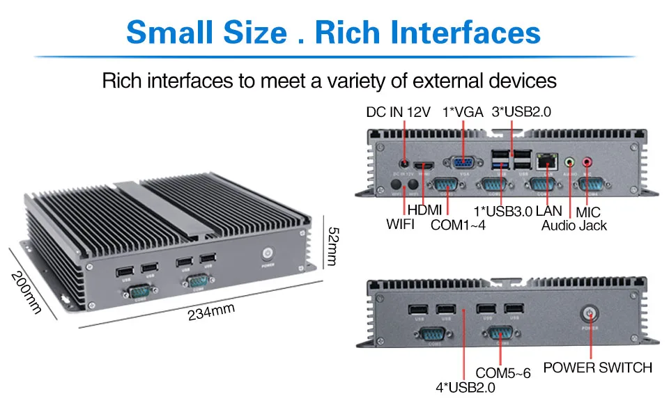 Embedded Mini PC 12