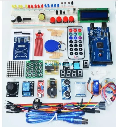 Обновленная расширенная версия стартовый набор RFID Обучающий набор ЖК 1602 для Arduino UNO R3 - Цвет: 2560 KIT