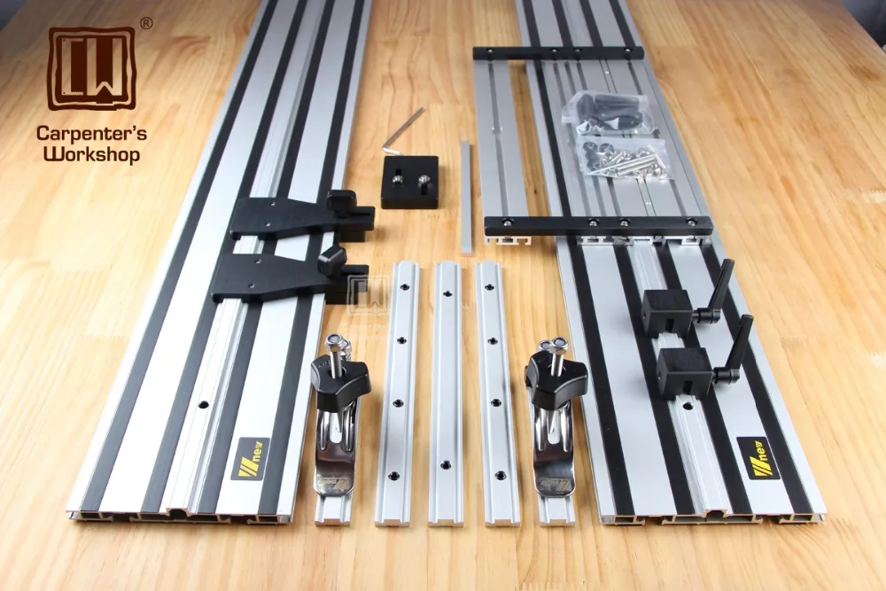 Double deck Electrotrephine Carving Machine Straight Guide Rail With Adjustable Saw Base