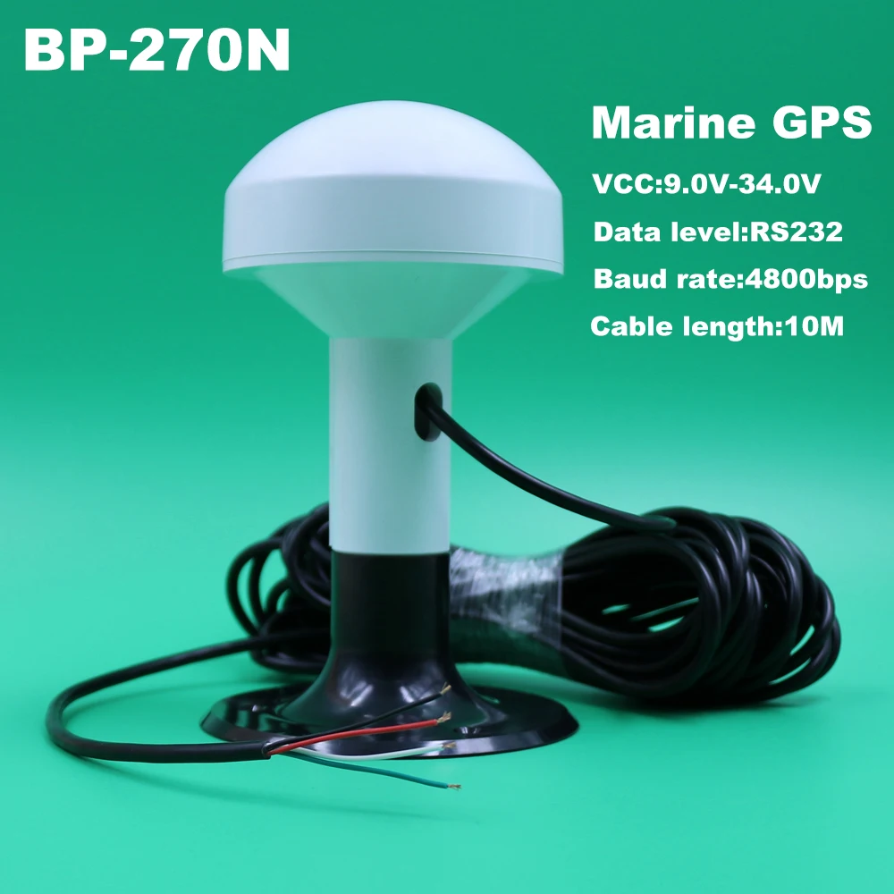RS232 boat Marine GPS receiver antenna with module,Baud rate 4800
