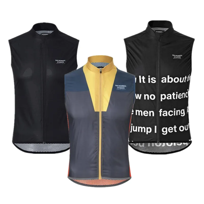 

new 2019 PNS reflective Lightweight cycling gilet sleeveless windproof cycling vest Bicycle MTB Clothing Back breathable mesh