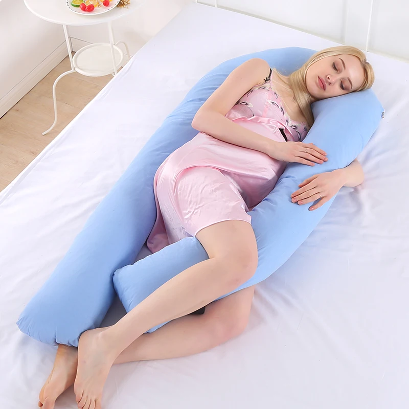 

big U Shaped Body Pillow 152* 75cm New Maternity U Shaped Body Pillows Body Pregnancy Pillow For Side Sleeper Removable Cover