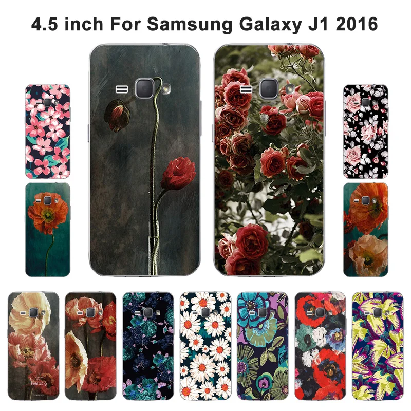 Чехол для Samsung Galaxy J1 2016 J120F мягкий силиконовый чехол из ТПУ с рисунком J120H J120M J120T |