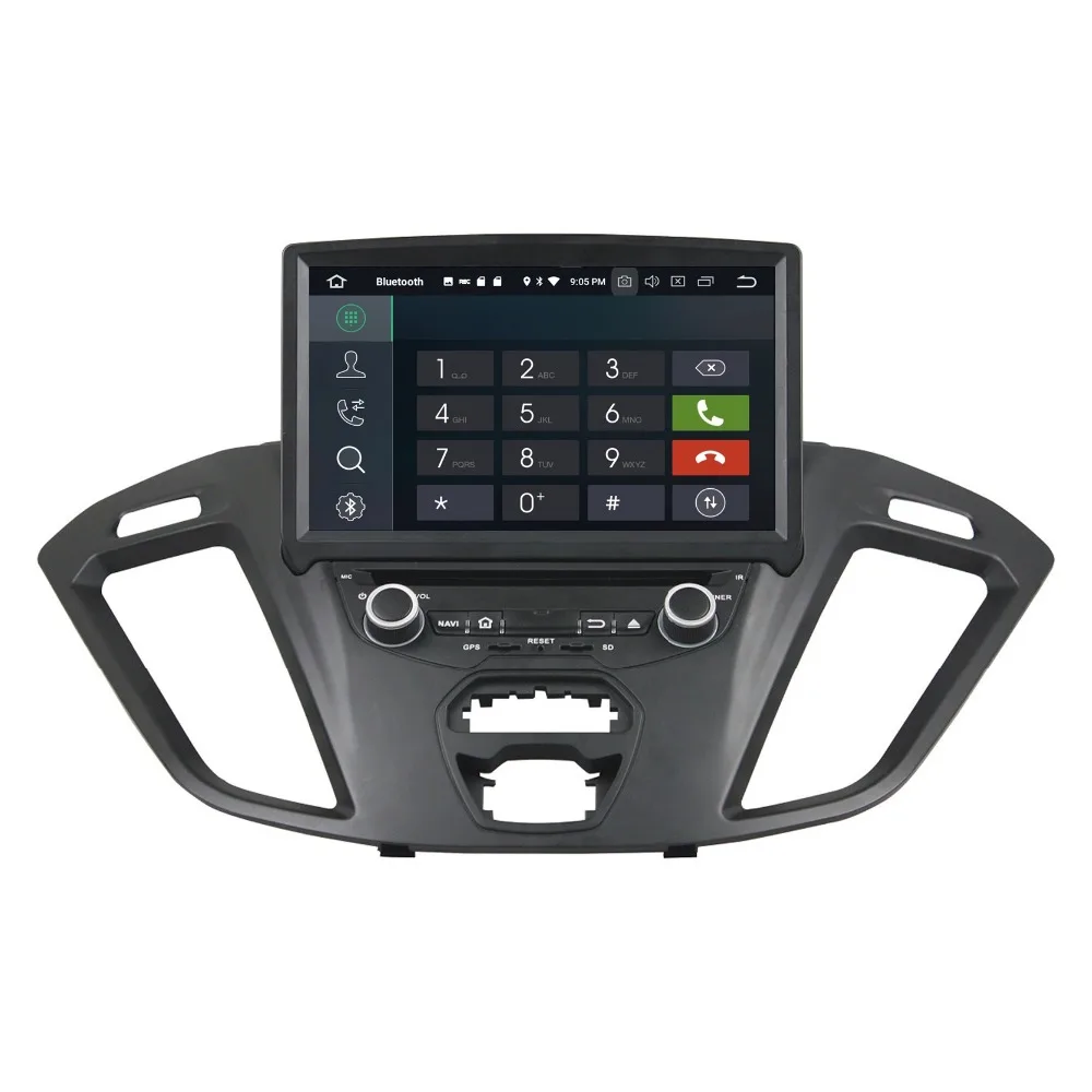 Cheap 8" Android 8.0 Octa Core Car Radio DVD GPS Head Unit for Ford Transit Custom 2016 Bluetooth WIFI USB DVR Mirror-link 7