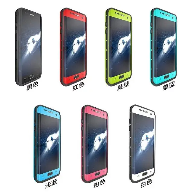 imágenes para Grado de la protección ip68 dirt-poof a prueba de nieve a prueba de golpes y resistente al agua case cubierta de shell para samsung galaxy s7 edge imágenes para Grado de la protección ip68 dirt-poof a prueba de nieve a prueba de golpes y resistente al agua case cubierta de shell para samsung galaxy s7 edge