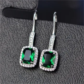 

Drop Earrings For Women S925 Sterling Silver Charms Cubic Zirconia Classic Pothook Temperament Eardrop Earring Fine Jewelry