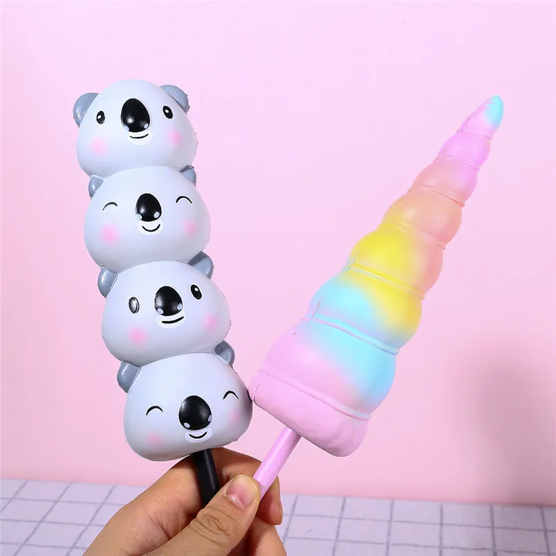 

Fashion Creative Squishies With Pen Cream Scent Slow Rising Soft Squeeze Toy ICE Cream Squishy Slow Rising Toy 30MY17