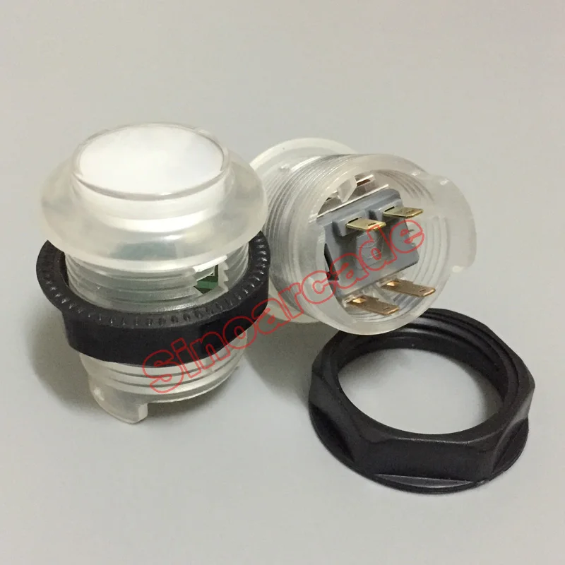 Arcade HAPP Style 5V Round Lit Illuminated Push Button Screw-in Type with Built-in LED Lamp Microswitch 5 colors Available Arcade HAPP Style 5V Round Lit Illuminated Push Button Screw-in Type with Built-in LED Lamp Microswitch 5 colors Available
