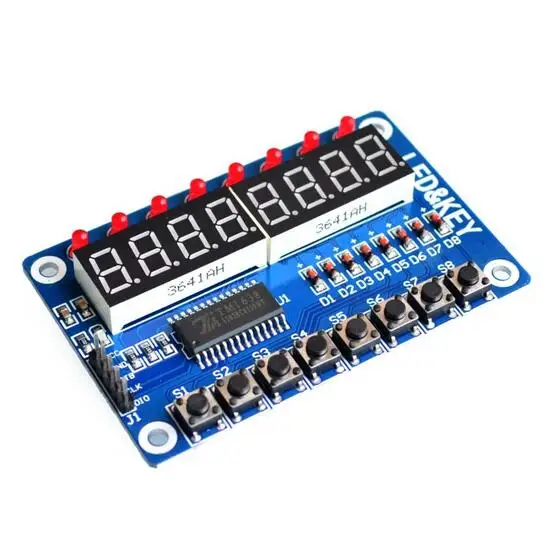 

Key Display For AVR New 8-Bit Digital LED Tube 8-Bit TM1638 Module