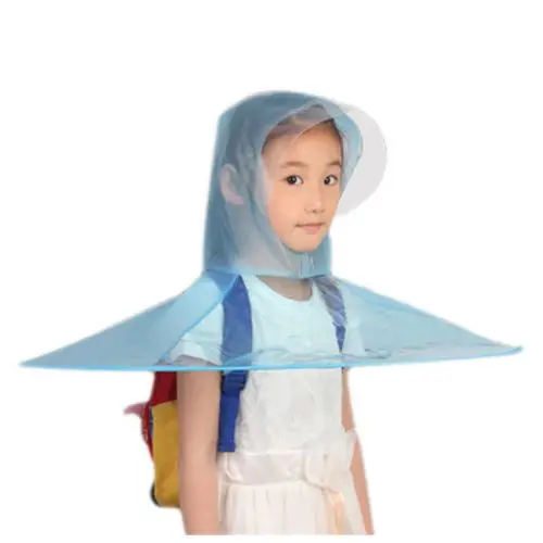 

UFO Cap Umbrella Automatic Folding Umbrella Children Umbrella Hat Creative Gifts Umbrella Student Woman Man Rain Hat M