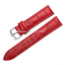 12 14 16 18 20 22 24 mm Microfiber Cowhide Genuine Leather Watch Strap Band Watchband Leather Watchband Black .Red .Brown leather watchband strap 12 14 16 18 19 20 22 24 mm stainless steel buckle men women replace band watch accessories