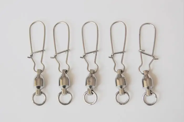 20 Pcs 8# Ball Bearing Swivels CRANE DUO LOCK SNAP Trolling Rigging 170Lbs