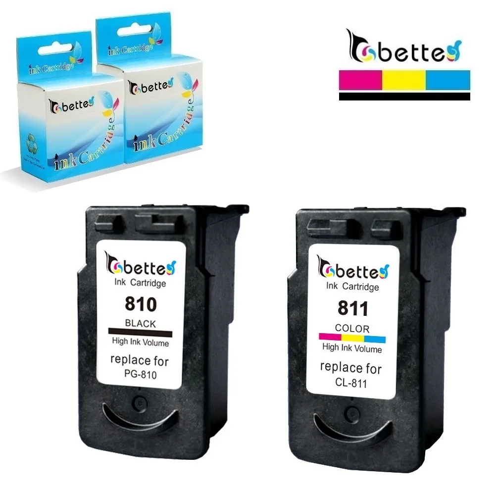 

PG810 CL811 Ink Cartridges for Canon PG-810 CL-811 810 811 PIXMA IP2770 IP2772 MP245 MP258 MP496/MX328 MX338 MX347 MX357 MX416