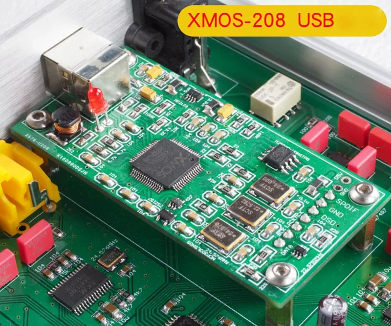 Hi-Fi декодирования аудио ES9038Q2M USB ЦАП XMOS XU208 DSD512 32Bit/384 кГц TPA6120A2 коаксиальный/OPT/USB/Bluetooth 5,0 Вход OLED Дисплей