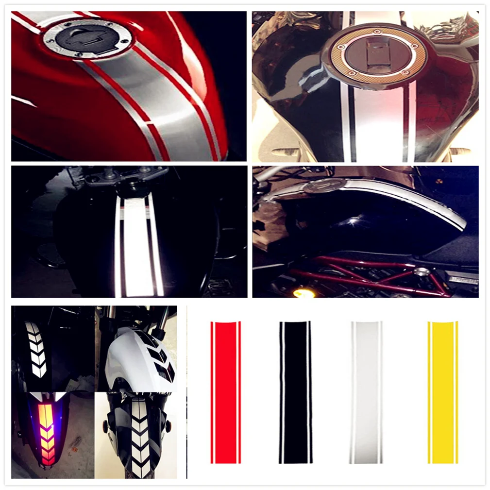 

Motorcycle Reflective Sticker Fuel Oil Tank Pad Decal FOR HONDA CBF600 SA CBR600F hoRnet 250 cb400 CB599 CB600 HORNET