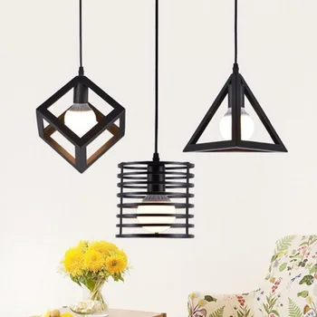 

1PCS Set of pendant light E27 industrial vintage chandelier ceiling light pendant kitchen bar fixture lamp