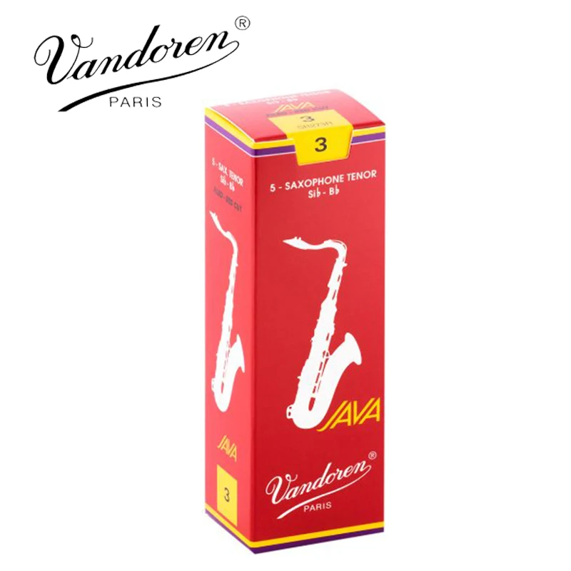 Оригинальный Французский Vandoren JAVA Tenor Sax Red Reeds Bb saxon 2 5 #3 0 # Box [Бесплатная доставка] |