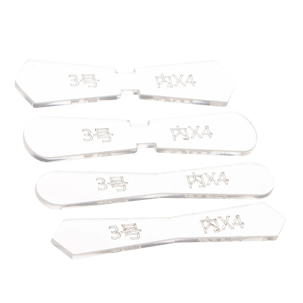 DIY Leather Craft Acrylic Pattern Stencil Template for Zipper Pulls Sliders