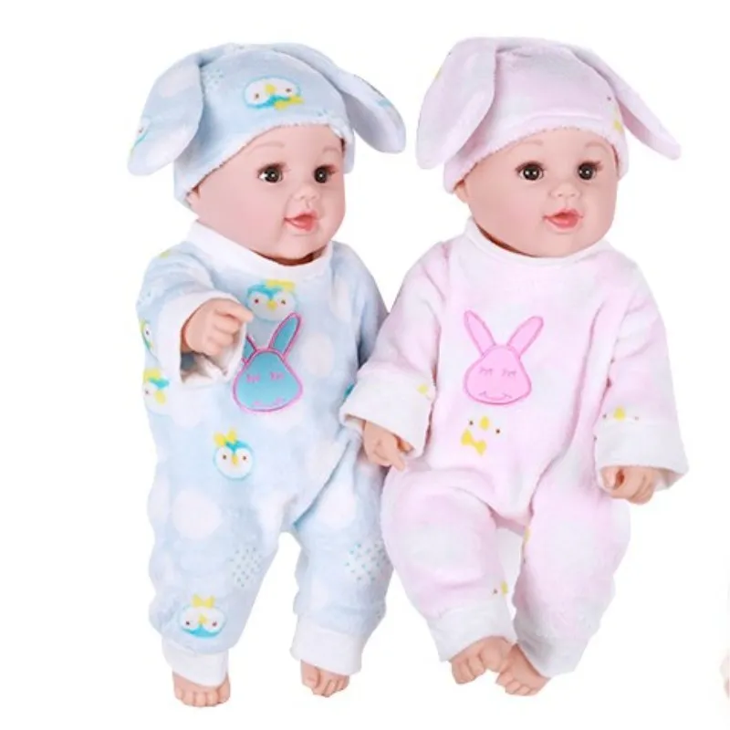 

Simulation Doll Toy Baby Full Soft Rubber Talking Doll Realistic Accompanying Sleeping Doll Vibrating Toy