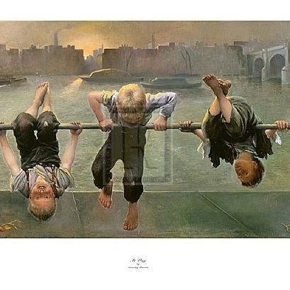 At Play Poster Print by Dorothy Tennant (27 x 14)