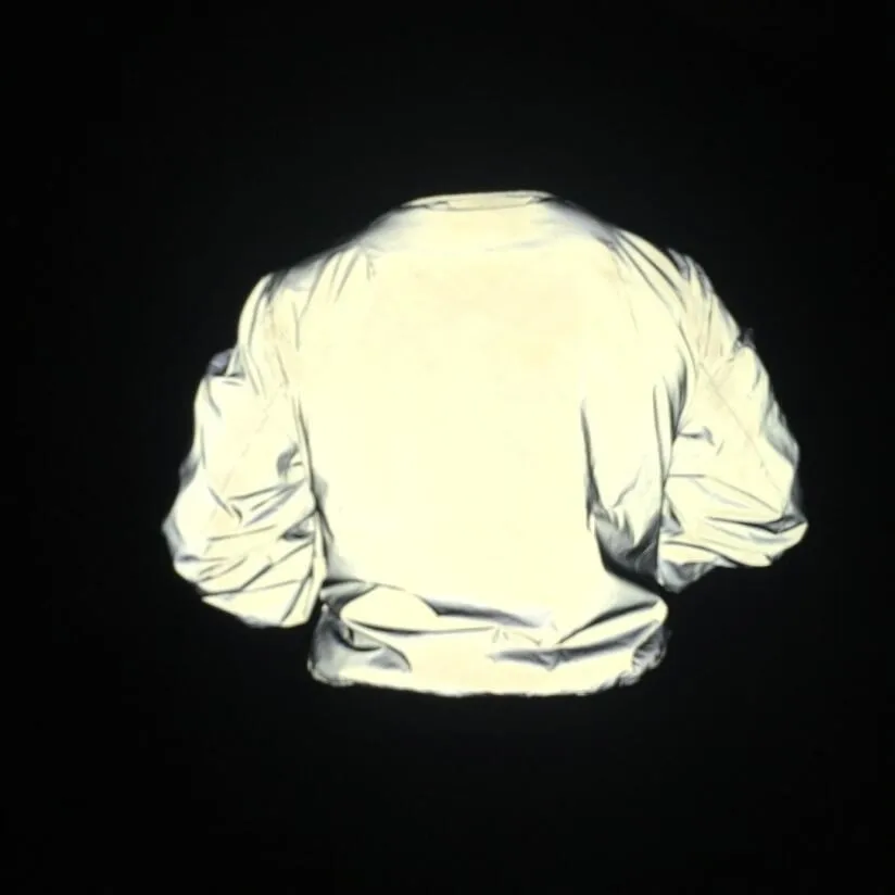 Осенняя и зимняя мужская Светоотражающая куртка Ночная езда отражают свет куртка-бомбер, авиационная Куртки мужской костюм Go-Go для певицы для сцены ветровка костюм