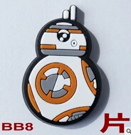 Мультфильм Звездные войны Kawaii милый BB8 Дарт Мол Человек-паук декоративный холодильник магнитный сувенир холодильник декоративные магниты TZ42 - Цвет: BB8