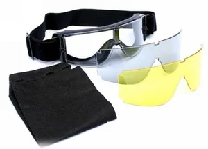 Морской пехоты США военный страйкбол X800 тактические очки для стрельбы GX1000 черный 3 объектива мотоцикл ветрозащитный военных учений - изображение