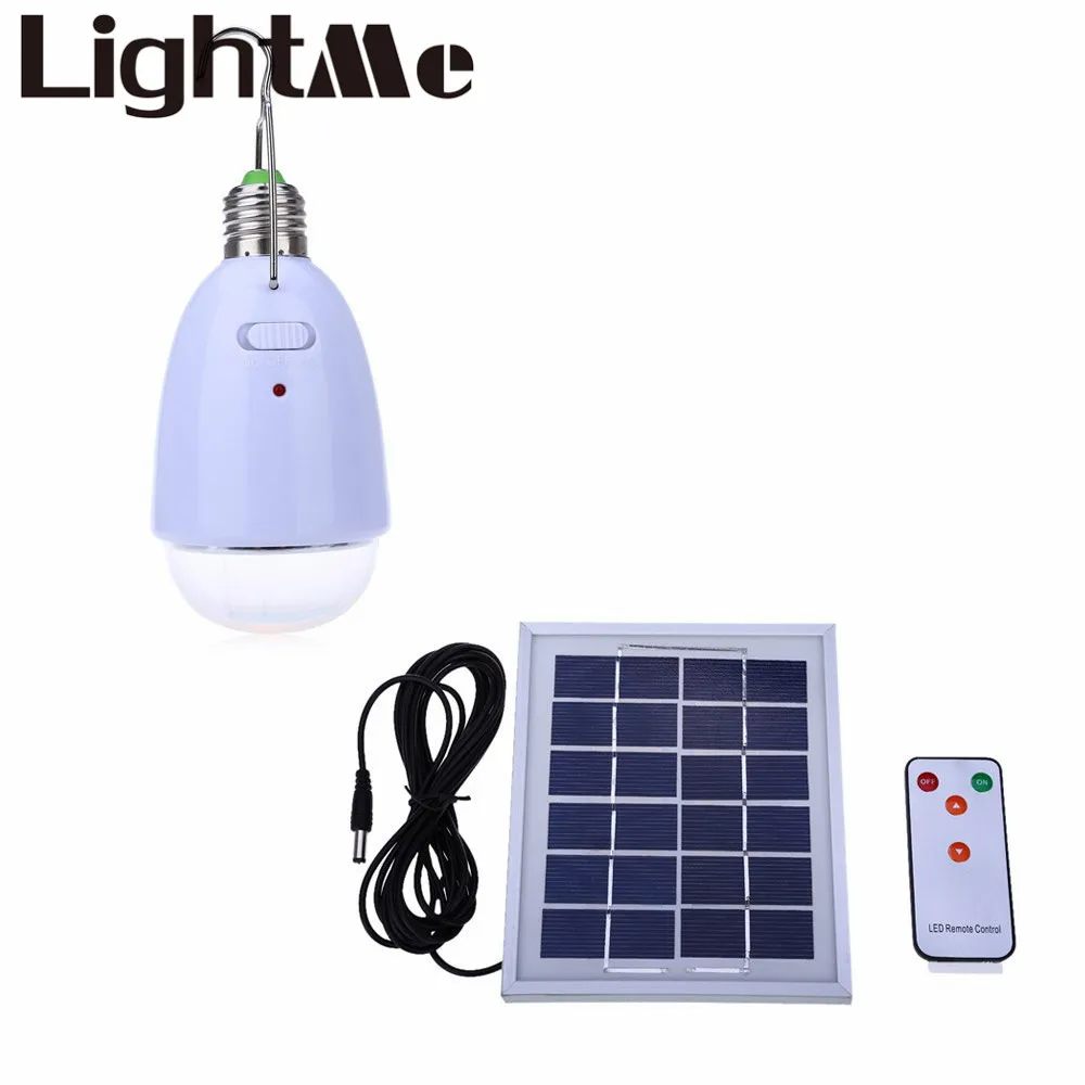 

Hot Multi-functional 12 LEDs LED Solar Lamp Dimmable Light Easy To Be Hung Using With The Hook with Remote Controller Camping