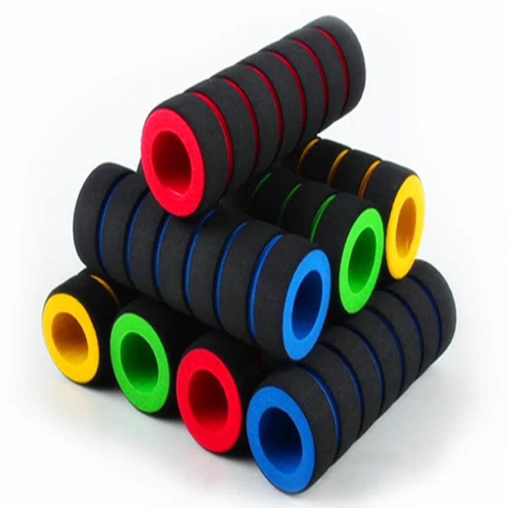 

2019 HOT 2Pc/1pair Bike Racing Bicycle Motorcycle Handle Bar Foam Sponge Grip Cover Non-slip