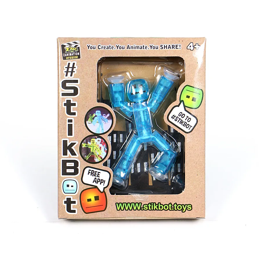 1 шт случайный цвет DIY Creat анимационный фильм StikBot игрушки анимационная игрушка