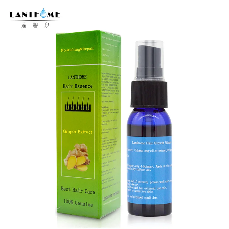 

Lanthome 30ml Fast Sunburst Hair Growth Hair Care Anti Loss Hair Essence Liquid Grow Restoration Treatment Women & Men Hair