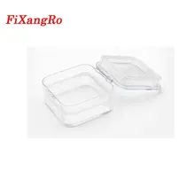 30pcs/ lot 2 inch Denture Crown Boxes Membrane Boxes with clear plastic Storage Boxes