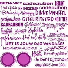 Discount Common Dutch Phrases Words Letters Metal Cutting Dies