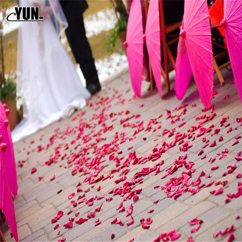 Hot Wholesale 100pcslot Atificial Petals Flowers Wedding Decorations Wedding Rose Petals Flower 7DYQ005  (1)