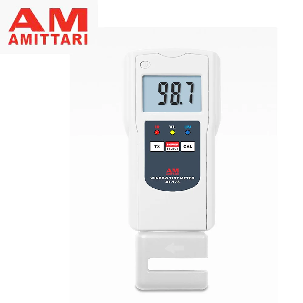 Измеритель затенённости окна AT-173(ультрафиолетовый свет, видимый свет, инфракрасный свет), измеритель пропускания, измеритель оптической мощности