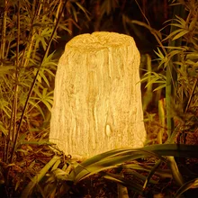 Открытый сад Ландшафтные огни парк имитация натуральная смола садовые огни имитация камни для сада камней газон Ландшафтные огни