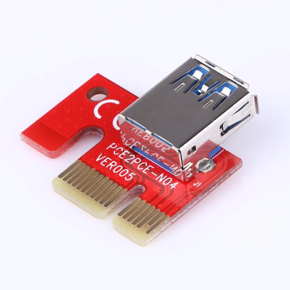 USB 3 0 PCI E Express 1x to16x расширитель переходника карты адаптер с 60 см удлинитель Кабель