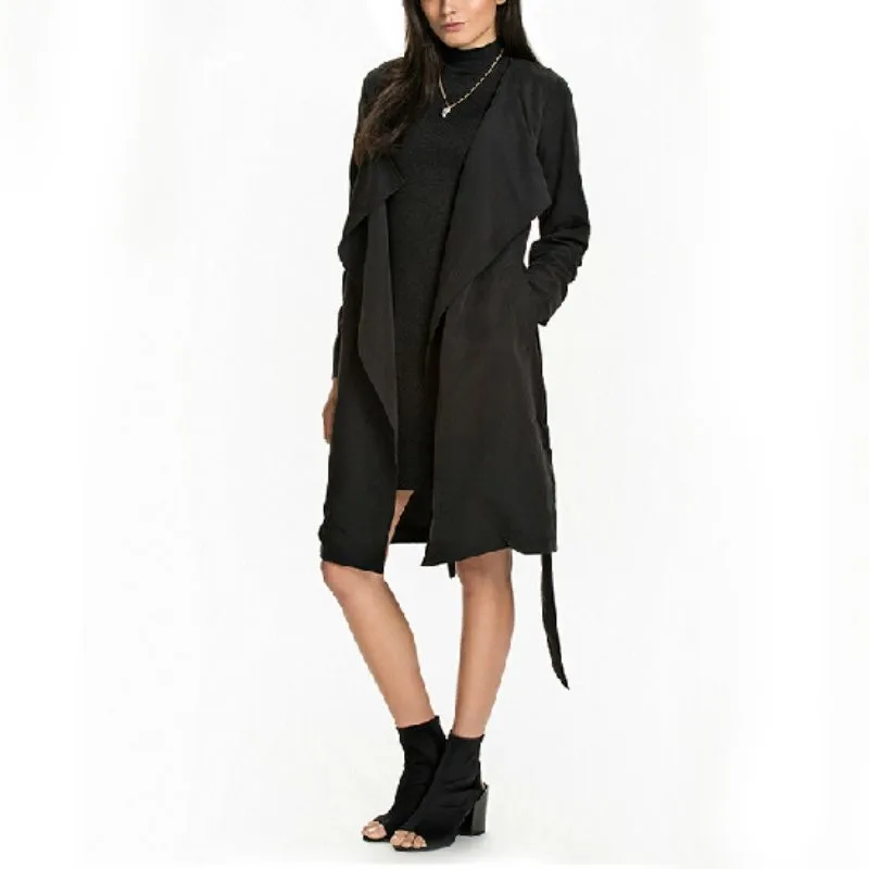 Long Sleeve Oversized Trench Coat Women 