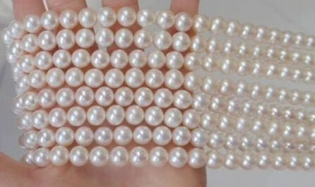 

song voge gem J0083 100 "JAPANESE AKOYA PERFECT 8-9 MM WHITE PEARL NECKLACE