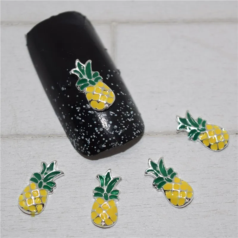 

10psc New Yellow fruit 3D Nail Art Decorations,Alloy Nail Charms,Nails Rhinestones Nail Supplies #218