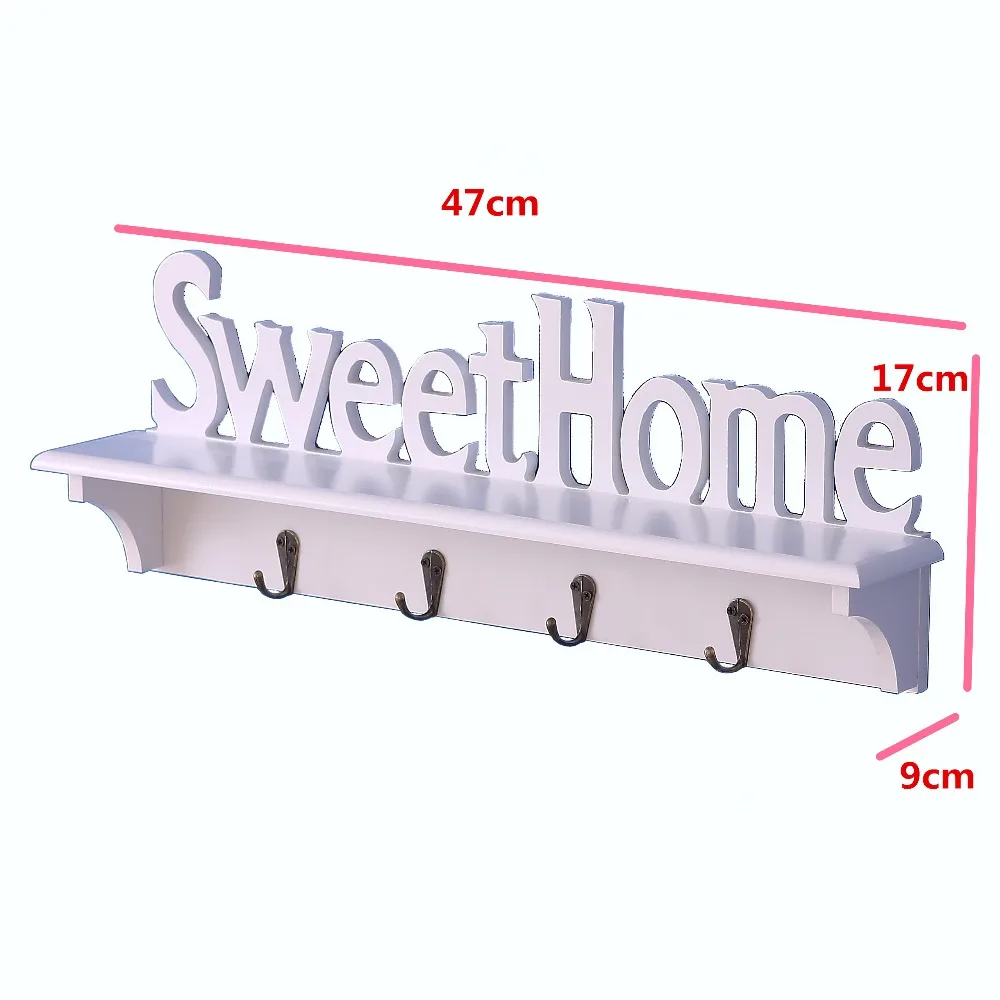 White Diaphragn Cutout plastic Coat Rack Shelf Wall Mural Housekeeper Bathrobe Towel Hanger Hook Key Hanger Clothes Hangers Food