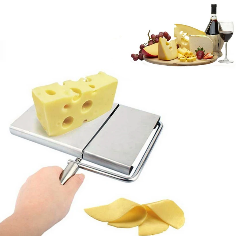 Practical Stainless Steel Cheese Slicer Butter Cutting Board Making