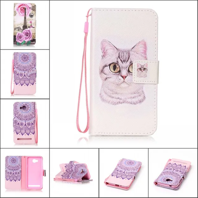 Cheap Leather Purse Book Flip Cover Case for Huawei Y3 ii 2 Y3ii LUA L21 U22 4.5 Phone Wallet Case for Huawei Y 3 ii 2 LUA-L21 LUA-U22