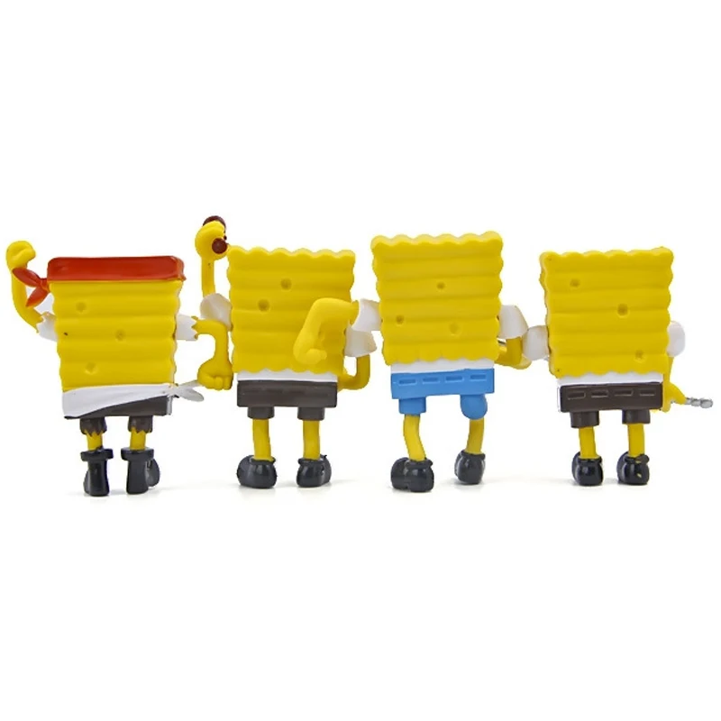 7pcs/lot Spongebob Figure Toys Doll Sponge Bob Cosplay PVC Action Figures Toy Anime Classic Kids for Boys Girls Gift|toys anime|figure toyaction