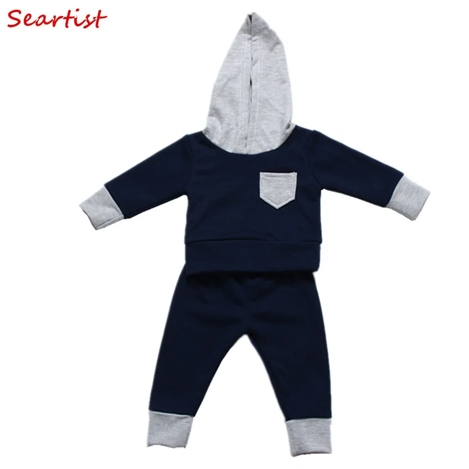 

Seartist Baby Boys Spring Clothing Set Boys Plain Blue Hoodie Kids Hooded Sweatshirt Sweater Baby Boy Clothes 2019 New 15