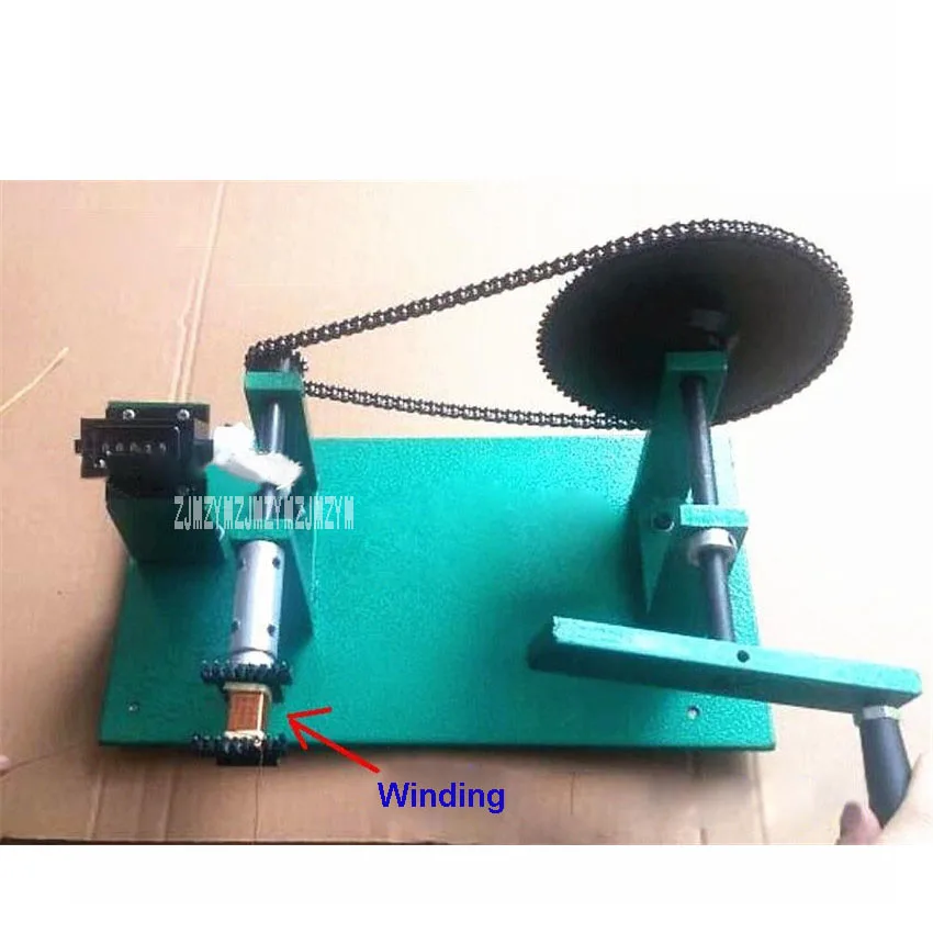 

New Arrival Automatic Counting Hand Crank / Manual Winding Machine Electronic Transformer Hand Coil Counting Winding Machine
