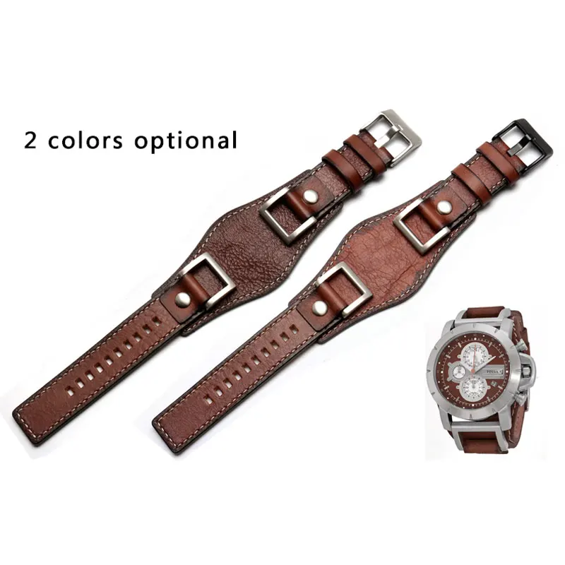 Новинка fossil JR1401 JR1157 24 мм черный коричневый высококачественный ремешок из